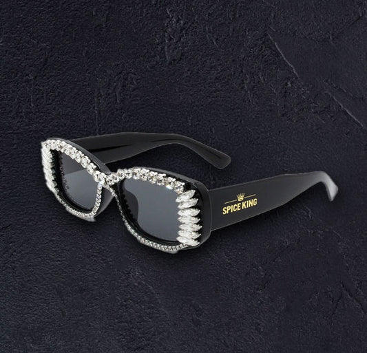 Luxury Sun Glasses : Iced Crown & Onyx Royale