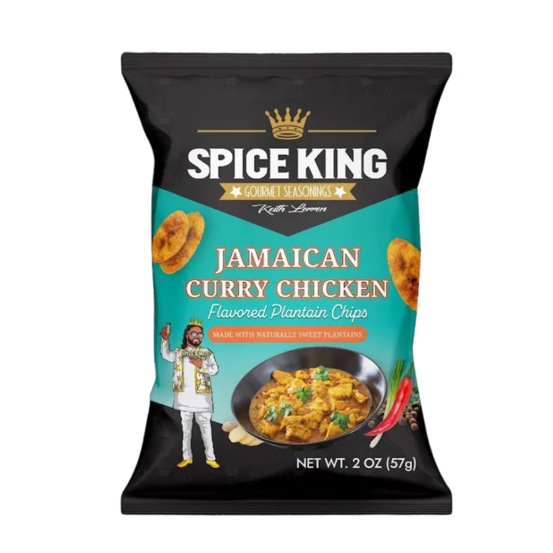 Jamaican Curry Chicken Plantain Chips