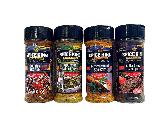 Spice King 4 Pack Deluxe Seasoning Collection